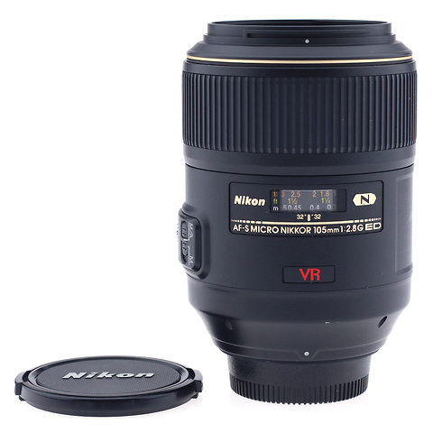 NIKKOR AF-S 105mm  VR Micro- f/2.8G IF-ED Lens - Pre-Owned Image 0