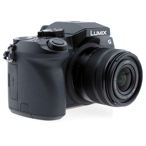 Lumix DMC-G7 Micro 4/3's Camera w/ 14-42mm & 45-150mm Lenses Black - Open Box Image 1