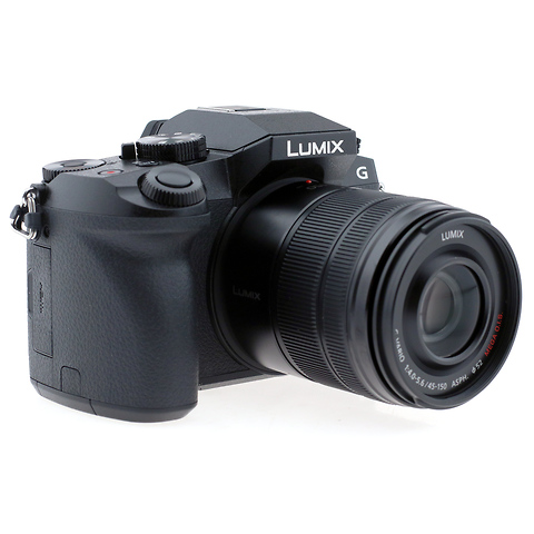 Lumix DMC-G7 Micro 4/3's Camera w/ 14-42mm & 45-150mm Lenses Black - Open Box Image 2
