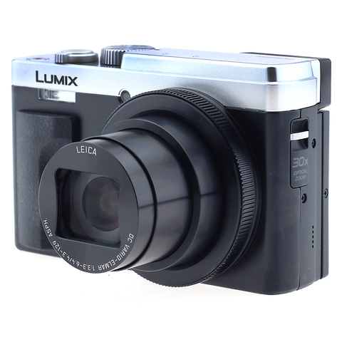 Lumix DCZS80 Digital Camera Silver - Open Box Image 1