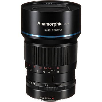 50mm f/1.8 Anamorphic 1.33x Lens for Micro Four Thirds