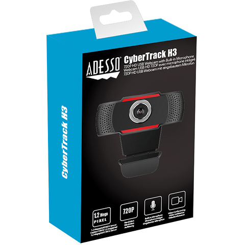 CyberTrack H3 720p Desktop Webcam with Built-In Microphone Image 7