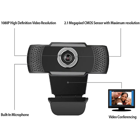CyberTrack H4 1080p Desktop Webcam with Built-In Microphone Image 4