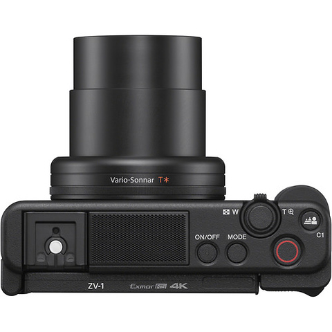 ZV-1 Digital Camera (Black) with Sony Vlogging Microphone (ECM-G1) Image 9