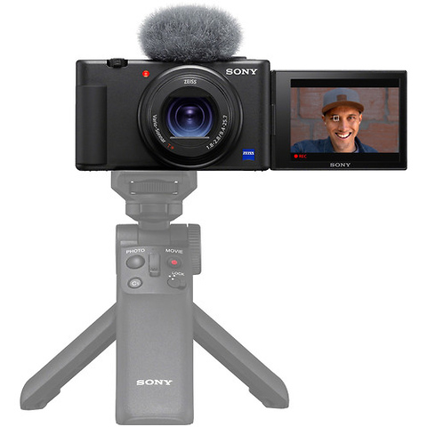 ZV-1 Digital Camera (Black) with Vlogger Accessory Kit Image 12