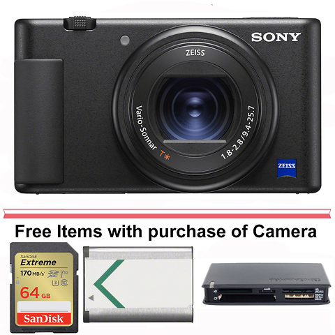 ZV-1 Digital Camera (Black) with Sony Vloggers Accessory Kit (ACC-VC1) Image 13