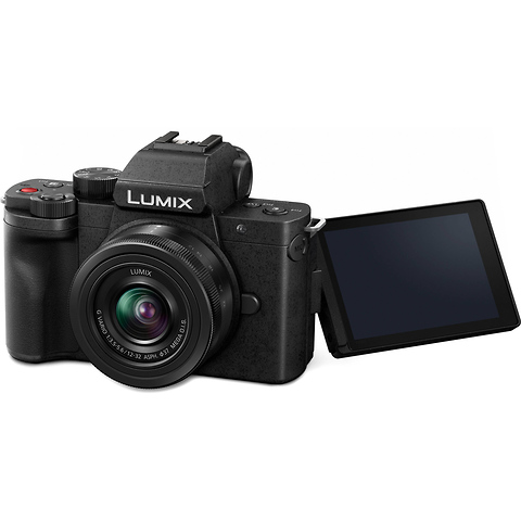 Lumix DC-G100 Mirrorless Micro Four Thirds Digital Camera with 12-32mm Lens (Black) and DMW-ZSTRV Battery & Charger Travel Pack Image 4