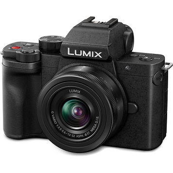 Lumix DC-G100 Mirrorless Micro Four Thirds Digital Camera with 12-32mm Lens (Black) and DMW-ZSTRV Battery & Charger Travel Pack