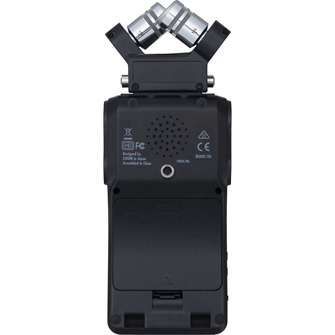 H6 All Black 6-Input / 6-Track Portable Handy Recorder with Single Mic Capsule (Black) Image 2