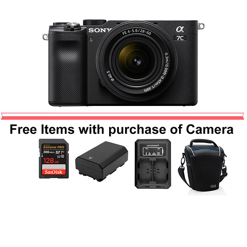 Alpha a7C Mirrorless Digital Camera with 28-60mm Lens (Black) and FE 85mm f/1.8 Lens Image 10