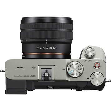 Alpha a7C Mirrorless Digital Camera with 28-60mm Lens (Silver) and FE 85mm f/1.8 Lens