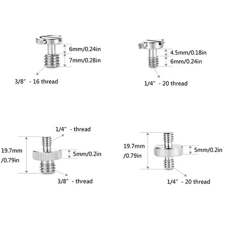 Assorted Screw and Thread Adapter Pack Image 1