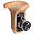 Left-Side Wooden Grip with ARRI-Style Rosettes and Bolt-On Mount