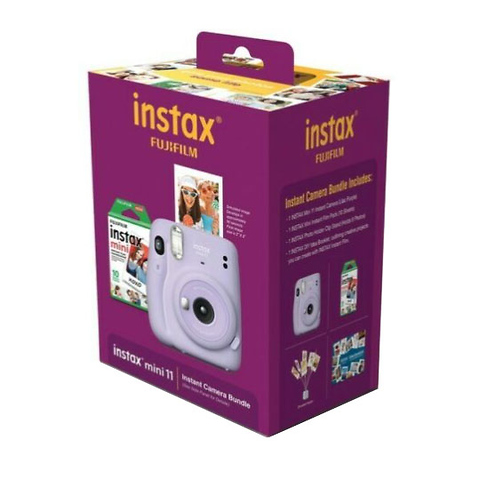 INSTAX Mini 11 Instant Film Camera Bundle (Lilac Purple) Image 0