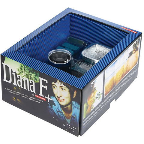 Diana F+ Film Camera and Flash (Teal/Black) Image 4