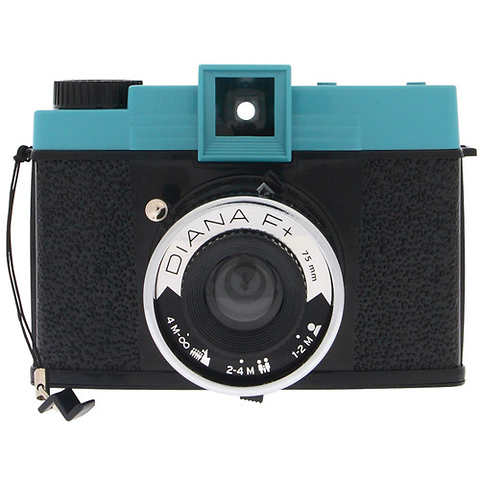 Diana F+ Film Camera and Flash (Teal/Black) Image 2