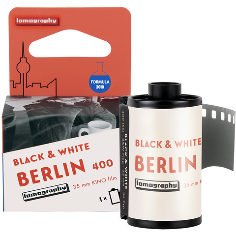 Berlin Kino 400 Black and White Negative Film (35mm Roll Film, 36 Exposures) Image 0