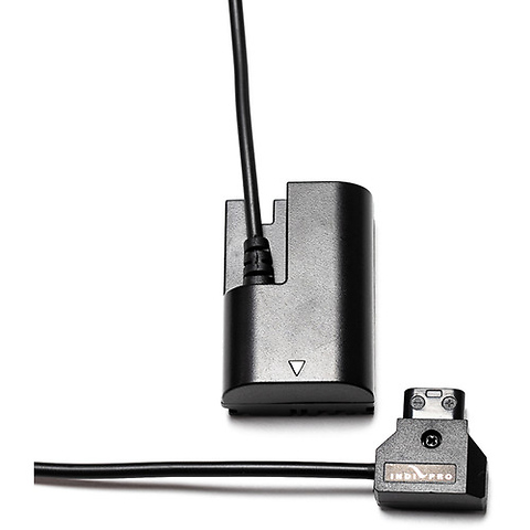 D-Tap to Canon LP-E6-Type Dummy Battery Coiled Cable (22-42 in.) Image 1