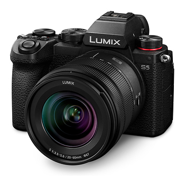 Lumix DC-S5 Mirrorless Digital Camera with 20-60mm Lens Kit (Black)