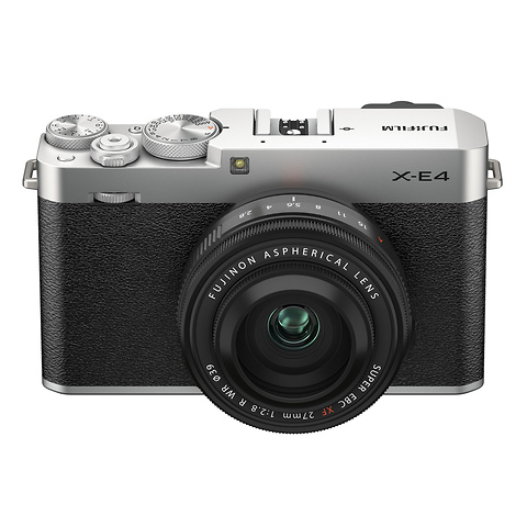 X-E4 Mirrorless Digital Camera with 27mm Lens (Silver) Image 1