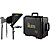 Elite Tablet & iPad Light Stand Teleprompter Kit with Rolling Hard Case