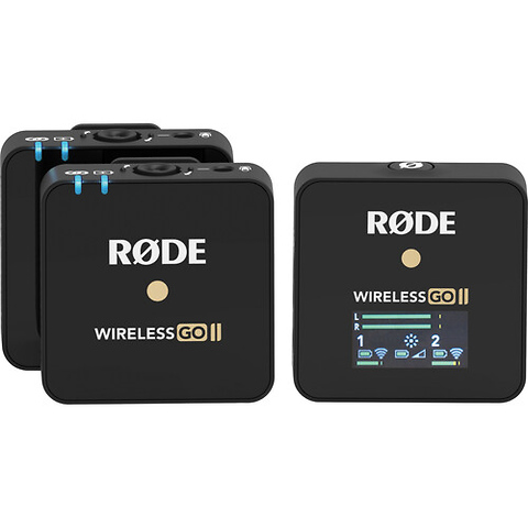 Wireless GO II 2-Person Compact Digital Wireless Microphone System/Recorder (2.4 GHz, Black) Image 1