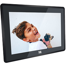 10 in. Digital Picture Frame with Wi-Fi and Multi-Touch Display (Matte Black) Image 0