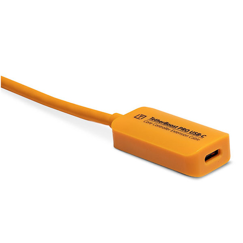 TetherBoost Pro USB-C Core Controller Extension Cable (Orange) Image 1