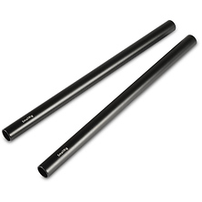 15mm Aluminum Rod (Pair, Black, 10 in.) Image 0
