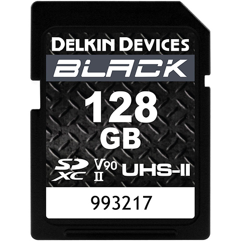 128GB BLACK UHS-II SDXC Memory Card Image 0