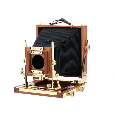 Zone VI 8x10 Wooden Camera w/ Golden Fittings & 2 mount Boards - Pre-Owned Image 0