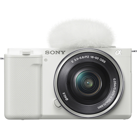 Alpha ZV-E10 Mirrorless Digital Camera with 16-50mm Lens (White) Image 1