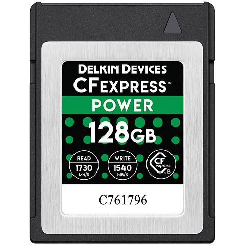 128GB CFexpress POWER Memory Card and USB 3.2 CFexpress Memory Card Reader Image 1