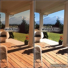 Warm Black Pro-Mist 1/8 Filter - 4 x 5.65