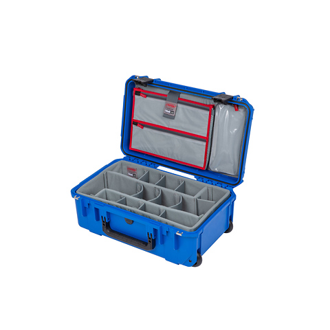 iSeries 2011-7 Case with Photo Dividers and Lid Organizer (Blue) Image 1