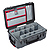 iSeries 2011-7 Case with Photo Dividers and Lid Organizer (Dark Gray)