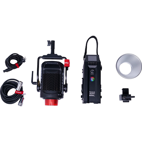 Light Storm LS 600c Pro Full Color LED Light with Gold Mount Battery Plate Image 18