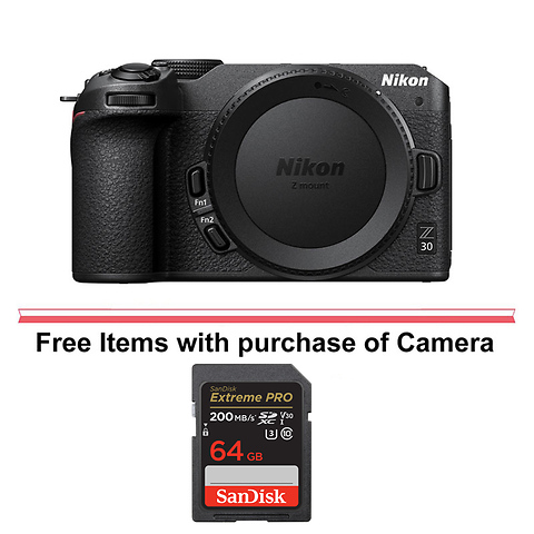 Z 30 Mirrorless Digital Camera Body Image 0