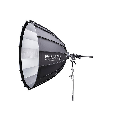 45 in. Deep Parabolic Reflector with Focus Mount Pro and Cage Mount Strobe Adapter for Profoto Image 0