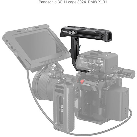 Top Handle for Sony/Panasonic Cameras with Top Audio Adapter Image 5