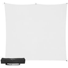 8 x 8 ft. X-Drop Pro Water-Resistant Backdrop Kit (High-Key White) Image 0