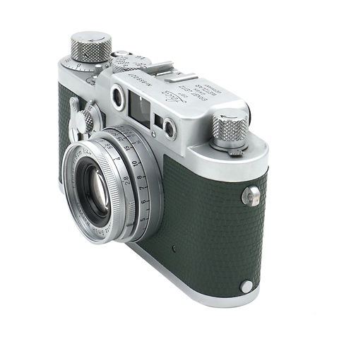 IIIg Film Camera Body Green w/Elmar 50mm f/2.8 Lens Kit - Pre-Owned Image 2