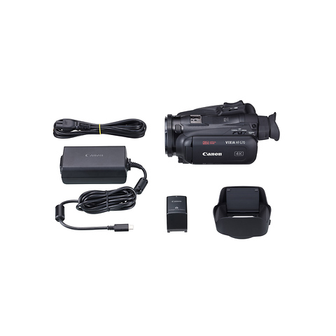 Vixia HF G70 UHD 4K Camcorder (Black) with BP-820 Battery Pack Image 3
