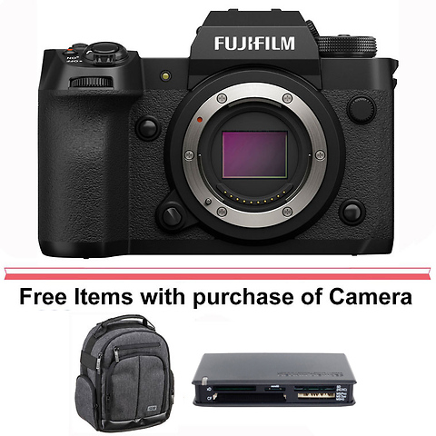 X-H2 Mirrorless Digital Camera Body with FT-XH File Transmitter Grip Image 8