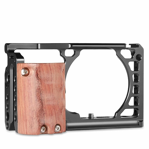 Camera Cage for Sony A6000 & A6300 With Wood Grip - Pre-Owned Image 0