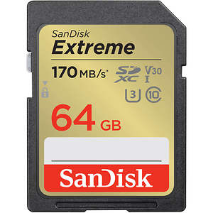 64GB Extreme UHS-I SDXC Memory Card