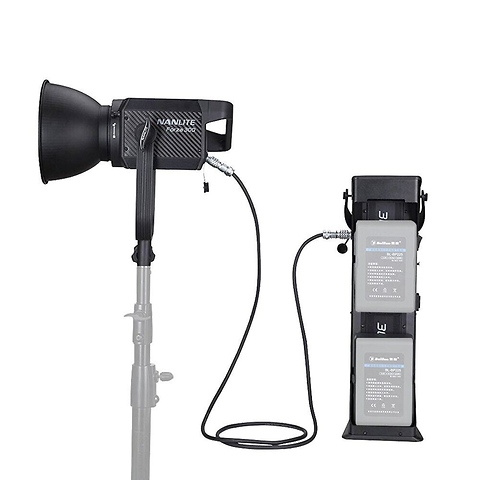 Forza 300 LED Spotlight Bi-Color 6500K Video Light Monolight Travel Kit - Pre-Owned Image 1