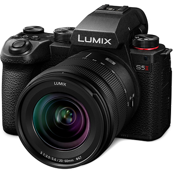 Lumix DC-S5 II Mirrorless Digital Camera with 20-60mm and 50mm Lenses (Black)