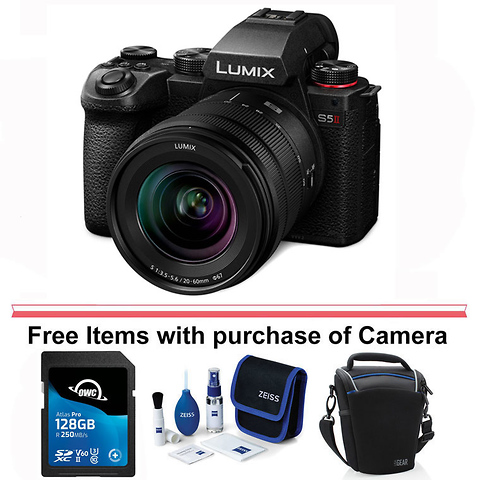 Lumix DC-S5 II Mirrorless Digital Camera with 20-60mm Lens (Black) and Lumix S 85mm f/1.8 Lens Image 10
