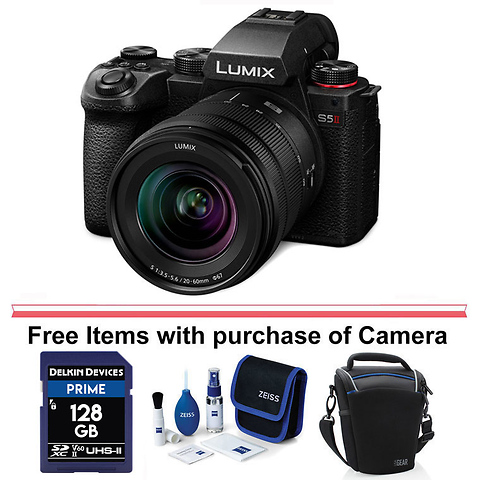 Lumix DC-S5 II Mirrorless Digital Camera with 20-60mm Lens (Black) and Lumix S 50mm f/1.8 Lens Image 10